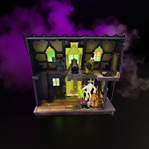 Scooby Doo Mystery Mansion Shaggy Hamburger Creeper Mummy Ghoul Mystery Machine - Picture 9 of 12